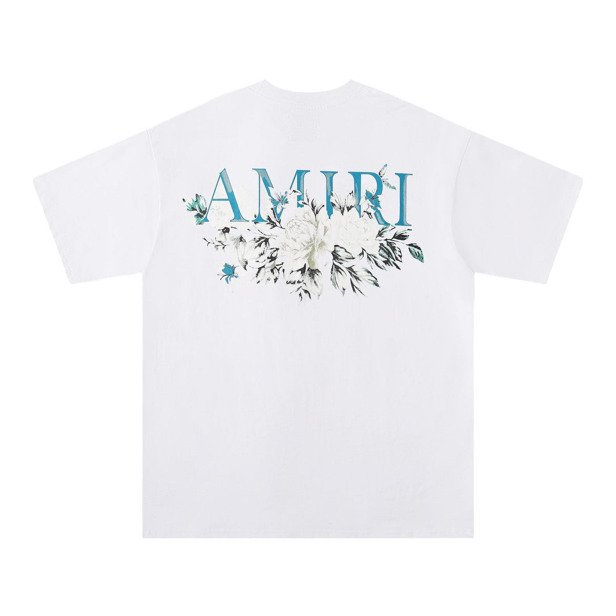 AMIRI Floral Graphic Short-Sleeve T-Shirt — back