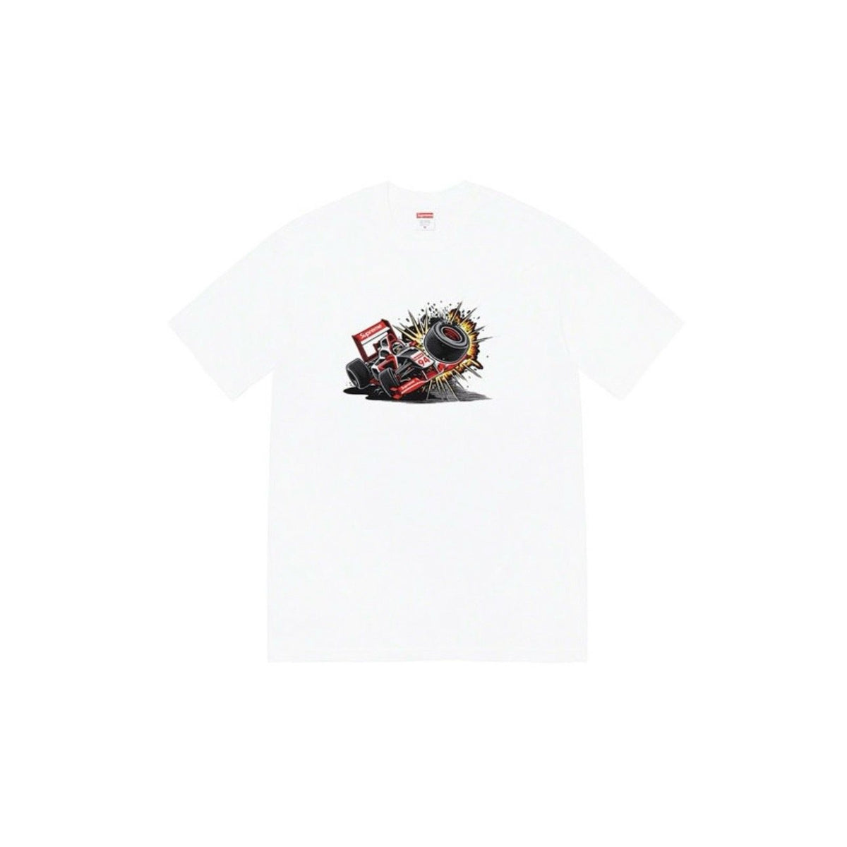 Supreme Crash Motorsport Graphic T-Shirt — front