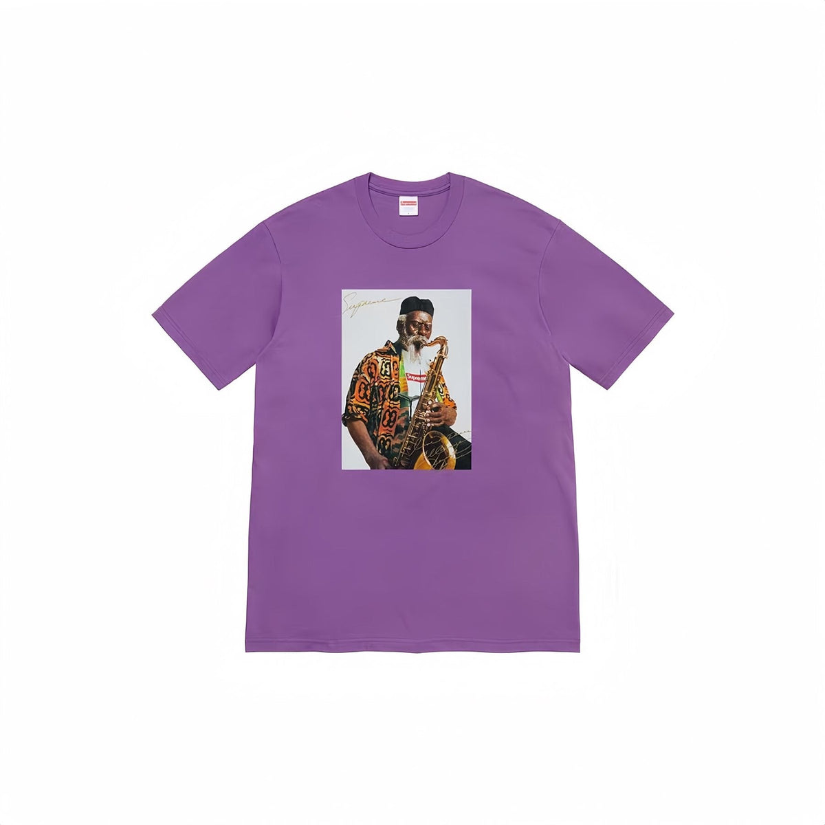 Supreme Pharoah Sanders Saxophone Graphic T-Shirt — front