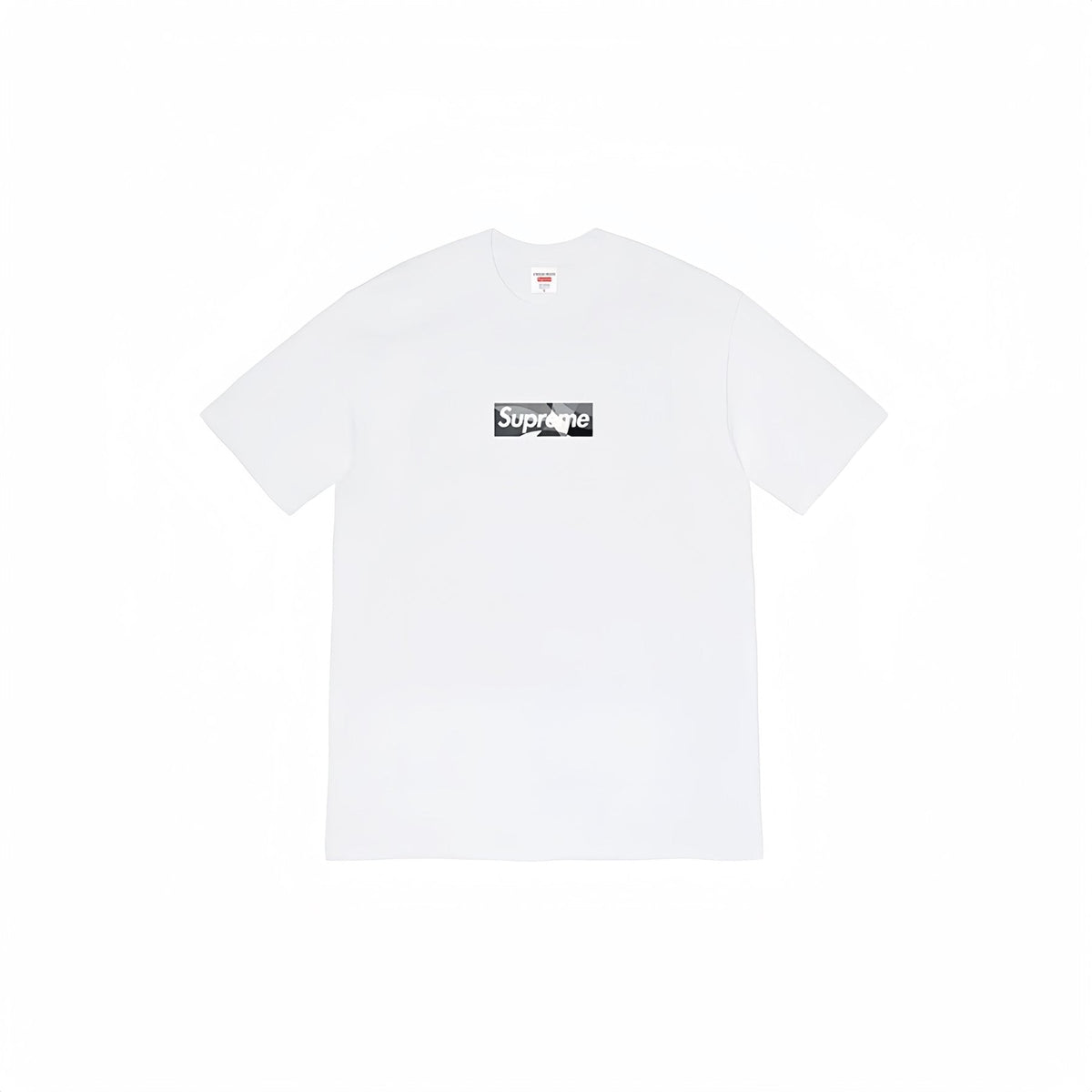 Supreme Black/Gray Box Logo Short-Sleeve T-Shirt — front