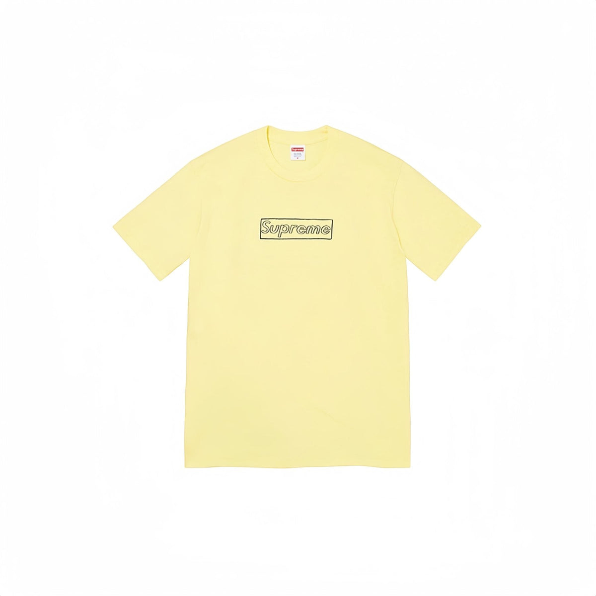 Supreme Chalk Logo Graphic T-Shirt — front