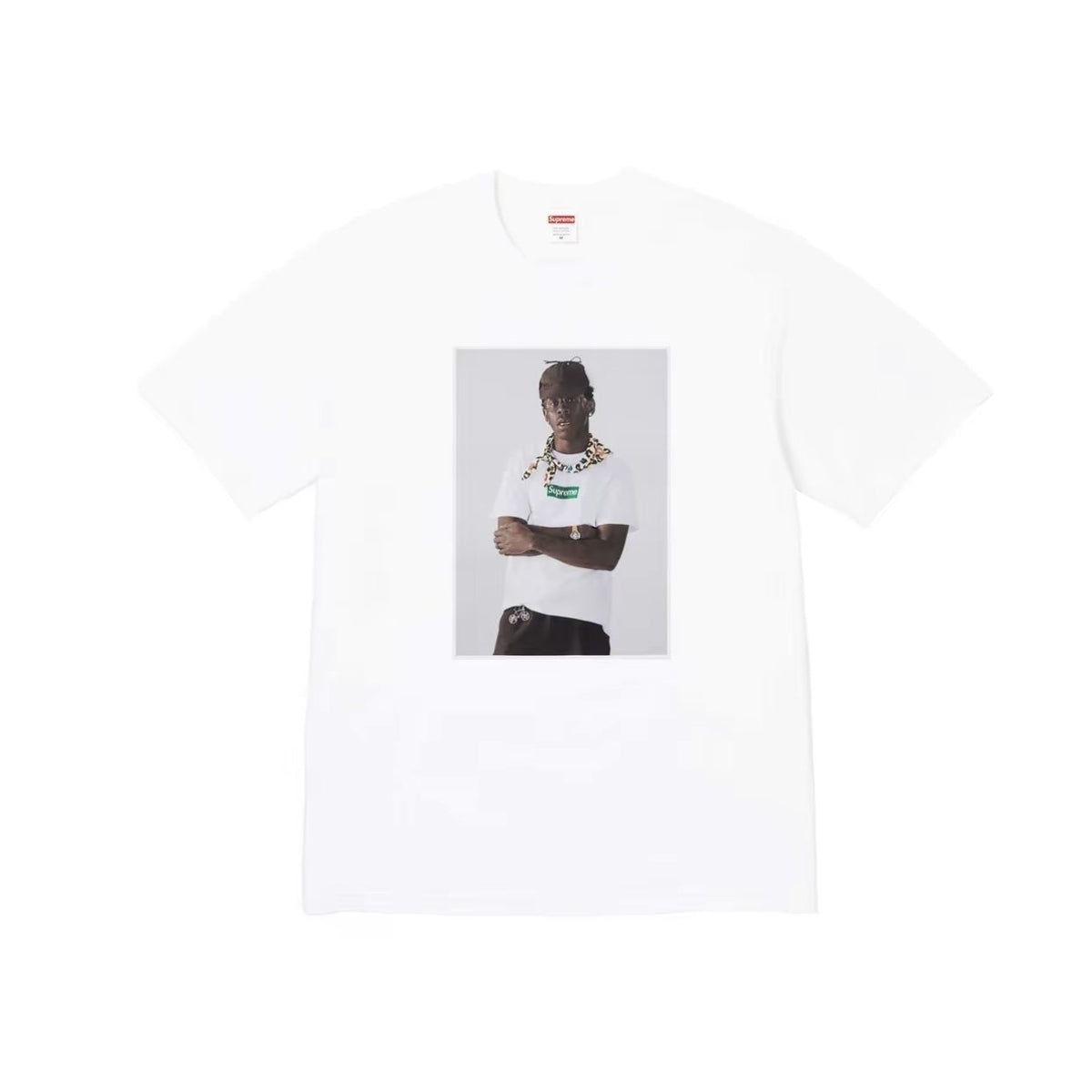 Supreme Tyler The Creator Portrait Graphic T-Shirt — front