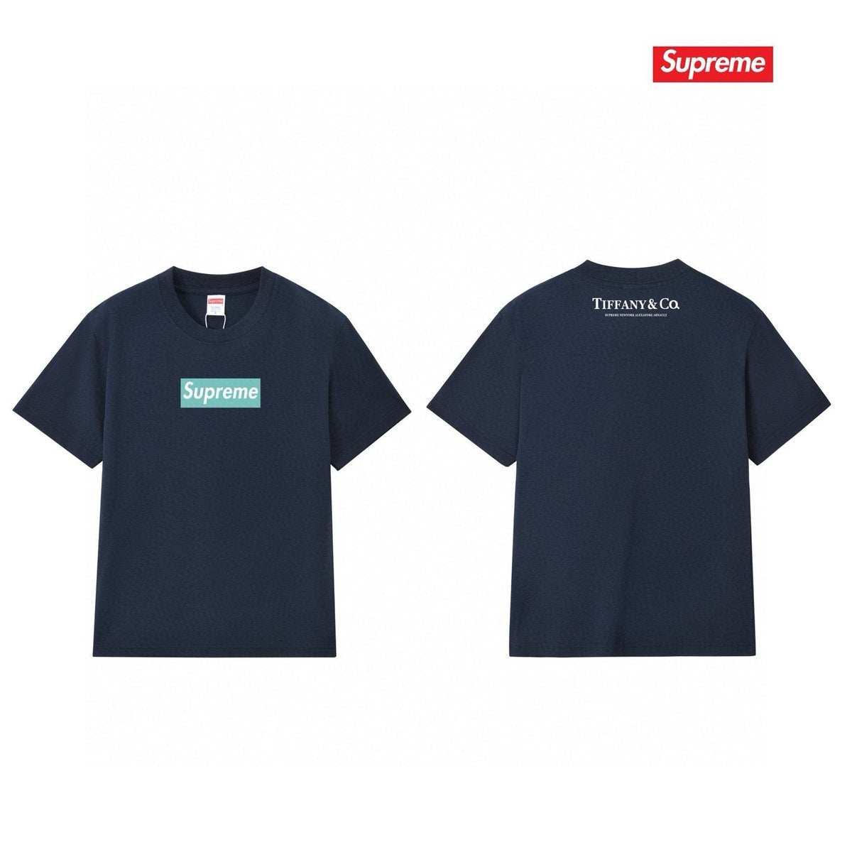 Supreme Chest Box Graphic T-Shirt — comparison